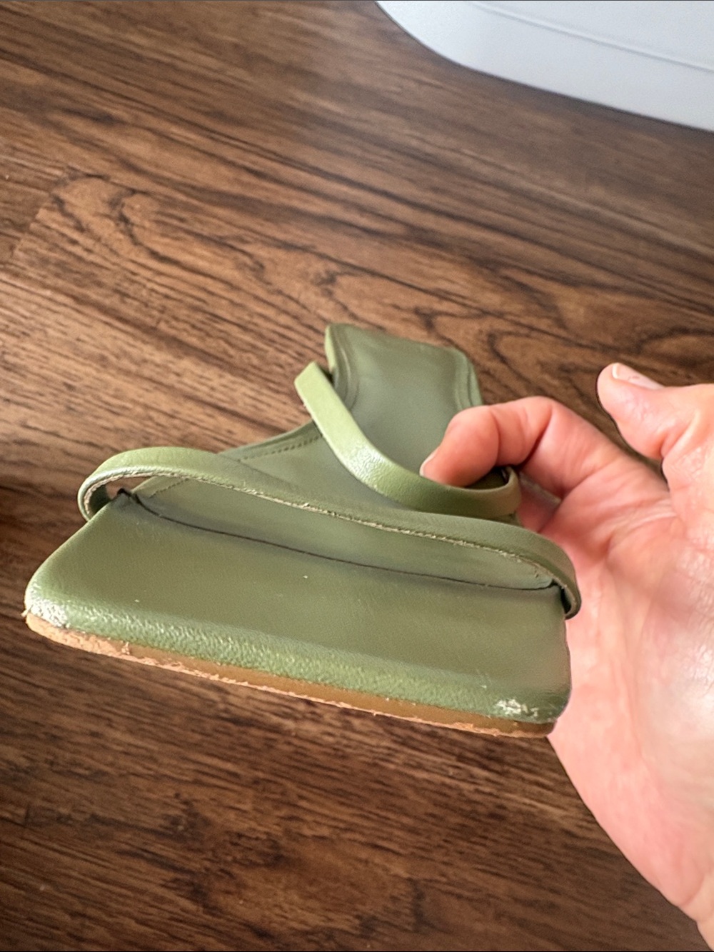 Marc Jacobs Olive Green Strappy Block Heel Sandals - Picture 4 of 4